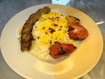 Kabab mit Kalbfleisch „Safranreis“ -1Spiess